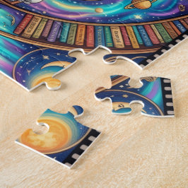 Dromerige Kosmische Bibliotheek Legpuzzel