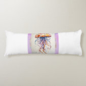 "Dromerige kwal lichaam kussen: duik in comfort!" Lichaamskussen (Voorkant)