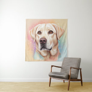 Dromerige Labrador Retriever Magisch Portret Wandkleed