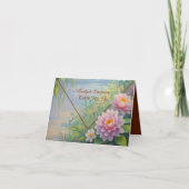 Dromerige Lakeside Garden Wedding gastenkaart Bedankkaart (Voorkant)