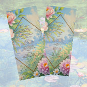 Dromerige Lakeside Garden Wedding menu