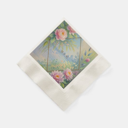 Dromerige Lakeside Garden Wedding Servet (Hoek)