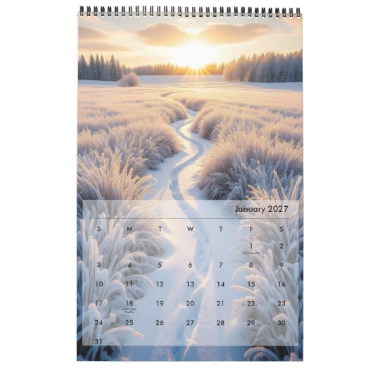 Dromerige landschappen kalender (Jan 2027)