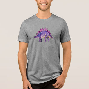 Dromerige lavendel stegosaurus: unisex T-shirt