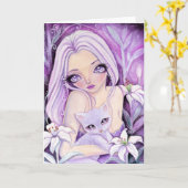 Dromerige Lelie - lege kaart (Gele Bloem)