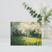 Dromerige lenteboomgaard briefkaart (Staand voorkant)