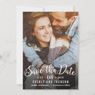 Dromerige liefde bruiloft save the date Kaart
