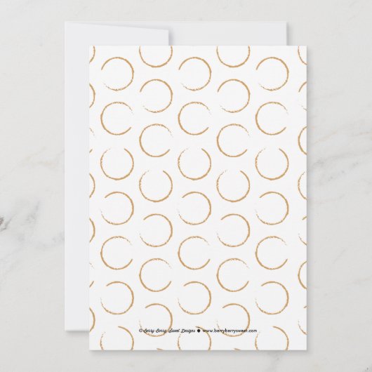 Dromerige liefde bruiloft save the date Kaart (Achterkant)