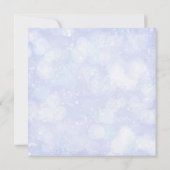 Dromerige Lila Gepersonaliseerde Uitnodiging (Achterkant)