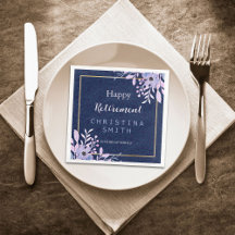 dromerige Lila pastel Waterverf pensioenfeest