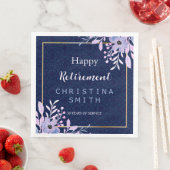 dromerige Lila pastel Waterverf pensioenfeest Servet (Insitu)