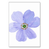 Dromerige Lila Trouwtafel Plaats Nummer Kaart (Achterkant)