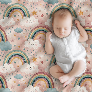 Dromerige luchtdeken Pastel Geschenk voor Baby Lie Fleece Deken
