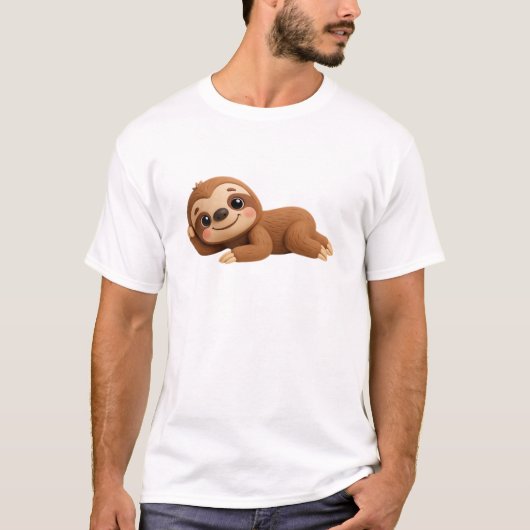 Dromerige Luiaard T-shirt (Voorkant)