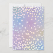 Dromerige magische regenboog eenhoorn kinderen ver kaart (Achterkant)