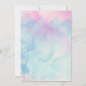 Dromerige meisje op wolk negen 9e verjaardag kaart (Achterkant)