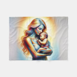 Dromerige moederband fantasie moeder baby fleece deken