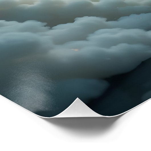 Dromerige moederlijke kosmos perfect poster (Hoek)