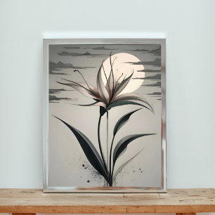 Dromerige Moonflower Foto Afdruk
