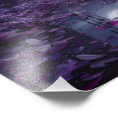 Dromerige Moonlight Willow Tree Foto Afdruk (Hoek)