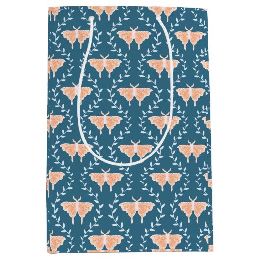 Dromerige motten en wijnstokken - grillig medium cadeauzakje (Voorkant)