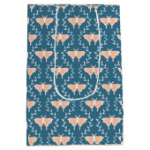 Dromerige motten en wijnstokken - grillig medium cadeauzakje (Achterkant)