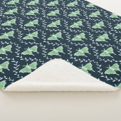 Dromerige motten en wijnstokken - grillige motten sherpa deken (3/4)