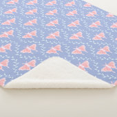 Dromerige motten en wijnstokken - grillige motten sherpa deken (3/4)