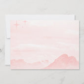 Dromerige Mountain Waterverf Blank Dank u kaart (Achterkant)