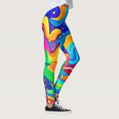 Dromerige nacht: sterrenlandschap leggings (Rechts)