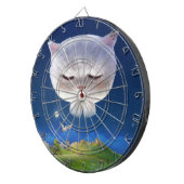 Dromerige Nachthemel met Kat Dartbord (Voorkant Rechts)