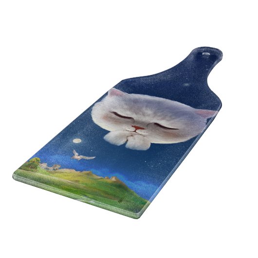 Dromerige Nachthemel met Kat Snijplank (Hoek)