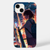Dromerige nachtstad Case-Mate iPhone case (Achterkant)