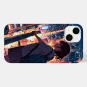 Dromerige nachtstad Case-Mate iPhone case (Achterkant (horizontaal))