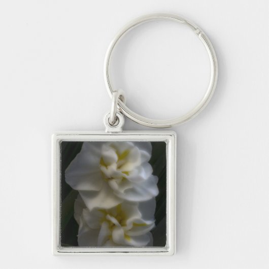 Dromerige Narcissus narcissen Sleutelhanger (Voorkant)