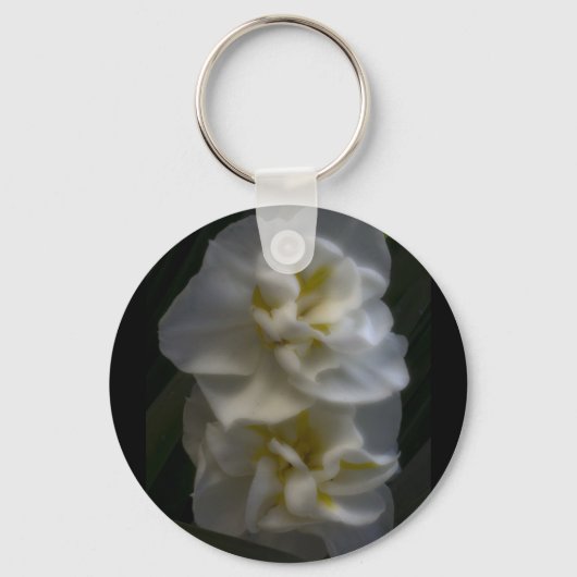 Dromerige Narcissus narcissen Sleutelhanger (Voorkant)