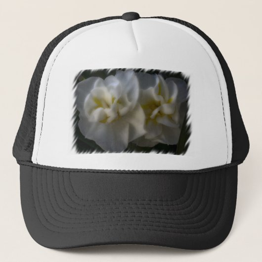 Dromerige Narcissus narcissen Trucker Pet (Voorkant)