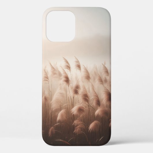 Dromerige Nevelige Pampagras - Zachte Esthetische Case-Mate iPhone Case (Achterkant)
