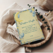 Dromerige Night Sky Diapper Raffle Informatiekaartje