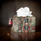 Dromerige Notenkraker Kerstfeest van Goud Cadeaupapier