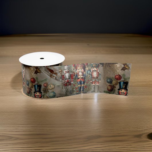 Dromerige Notenkraker Kerstfeest van Goud Satijnen Lint