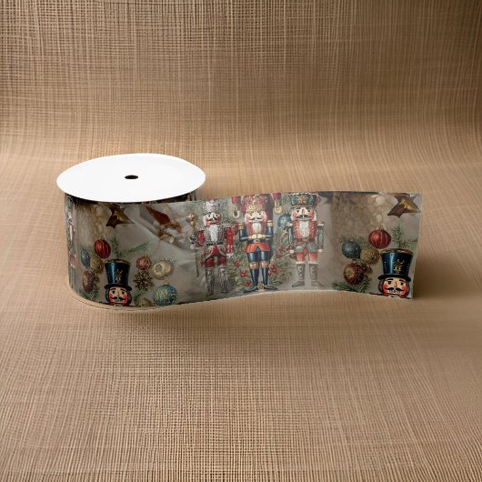 Dromerige Notenkraker Kerstfeest van Goud Satijnen Lint