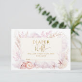 Dromerige Oceaan Onder het Zee Baby Luier Raffle Informatiekaartje (Staand voorkant)