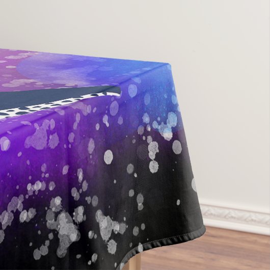 Dromerige oceaanwalvissen, kleurrijk zeeleven tafelkleed (Voorbeeld)