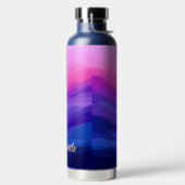 Dromerige Ombré-golven - Fles met gepersonaliseerd (Links)