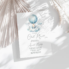 Dromerige On Cloud 9 Baby Shower Kaart