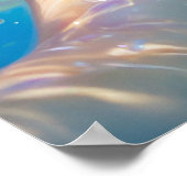 Dromerige onderwater portret muur kunst poster (Hoek)