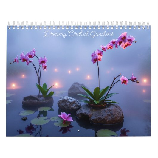 Dromerige Orchidee Tuinen Kalender (Hoes)