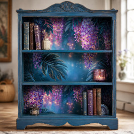 Dromerige Paarse Wisteria Luifel Decoupage Tissuepapier