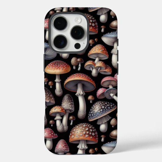 Dromerige paddenstoelen Case-Mate iPhone case (Achterkant)